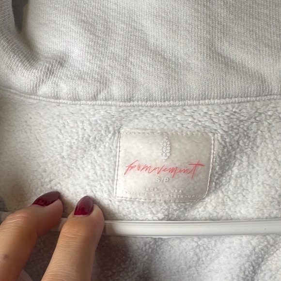 FP Movement by Free People V-Neck Sweater in White - Picture 2 of 4